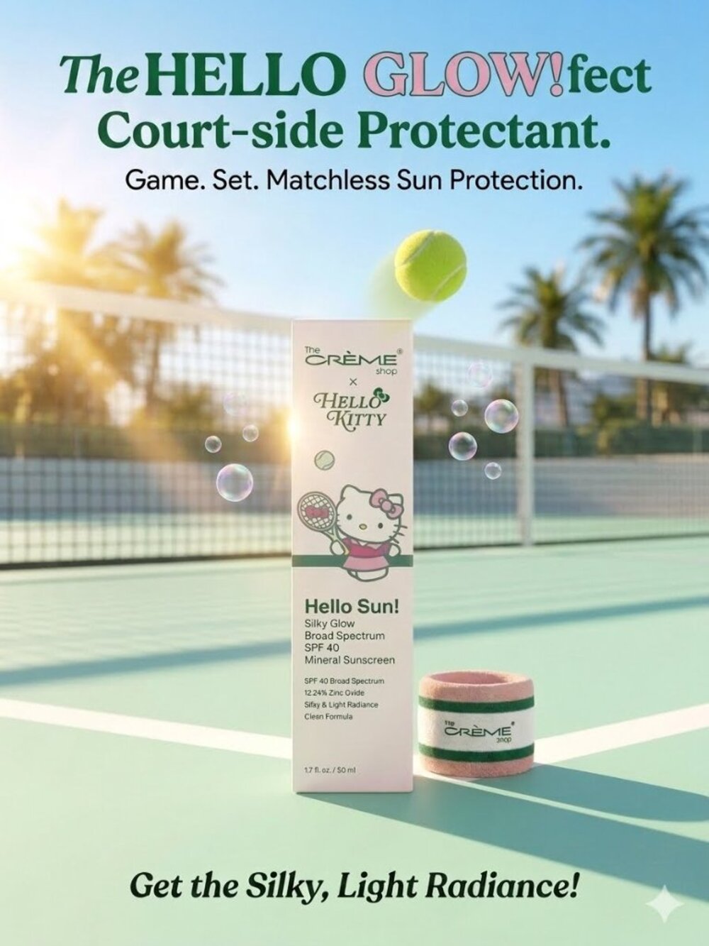The Crème Shop x Hello Kitty Hello Sun! Silky Glow Mineral Sunscreen